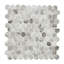 Carreau de mosaïque en verre 1 po x 1 po Eterna Hex-119116833