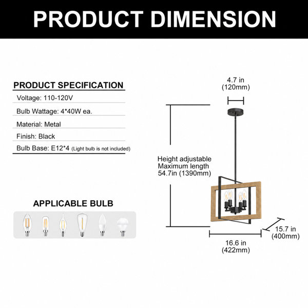 Dimensions du produit