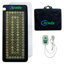 Tapis chauffant à infrarouge lointain Acada avec tourmaline et jade, grand coussin chauffant pour pierres précieuses de 59,1 po x 23,6 po pour soulager la fatigue et détendre votre corps, température et minuterie réglables, 110 V