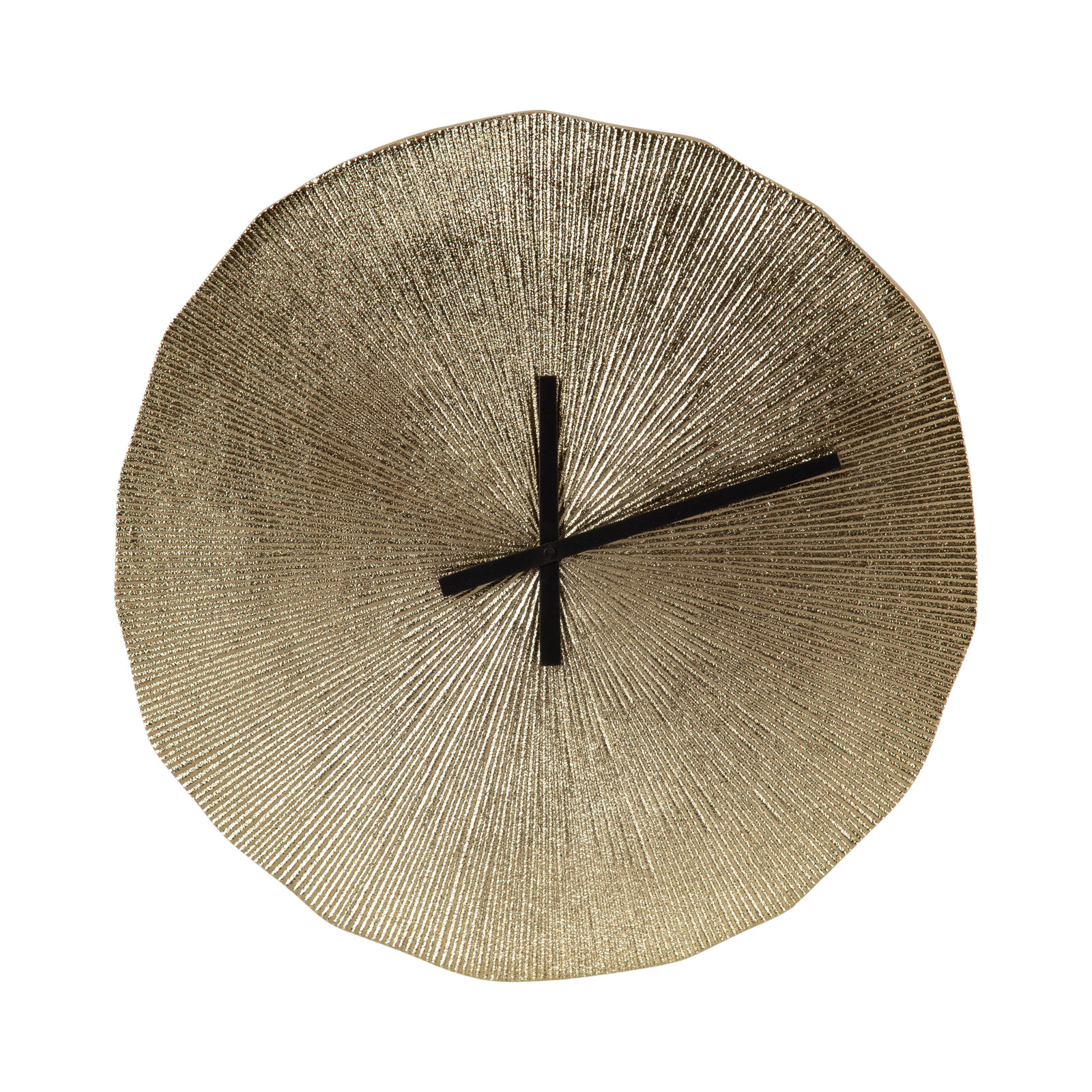 Round Sand Cast Aluminum Clock