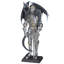 Statue lancelote et dragon de gothic