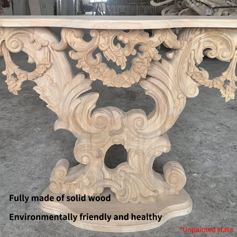European-style light luxury console table, Gold