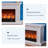 White Solid Wood TV Cabinet Fireplace-117794175