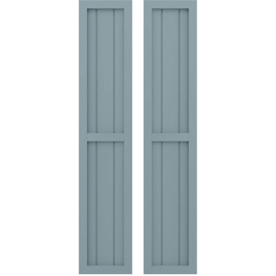 Deux volets à panneaux égaux Americano (par paire)