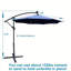 Parasol de patio extérieur à énergie solaire 10 pieds, imperméable, 8 nervures, manivelle, base croisée pour terrasse de jardin avec piscine, cour facile au bord de la piscine-952607441