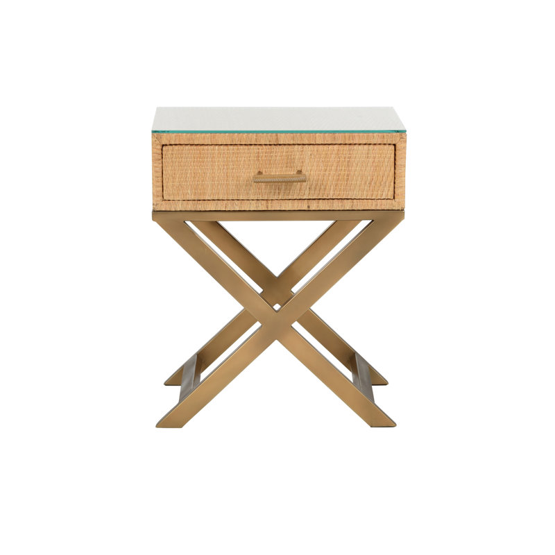 Vieux Carre Glass End Table