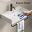 Lavabo vasque blanc