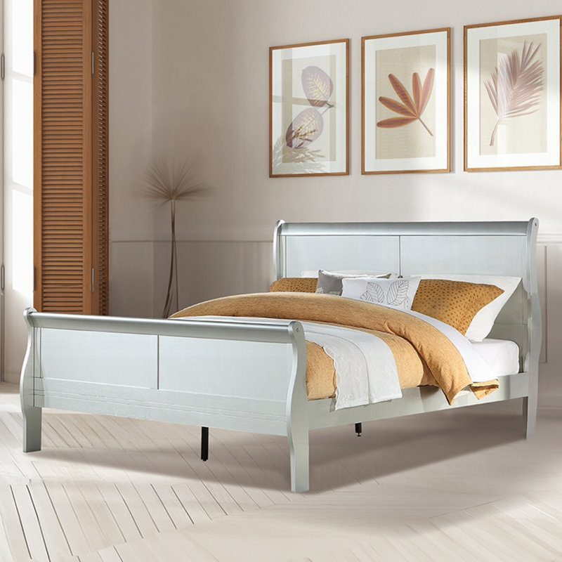 Louis Philippe Bed, Platinum, Twin