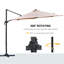 2.96cm Lighted Tilt Market Parasol-1775013945