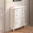 White Solid wood Shoe Storage