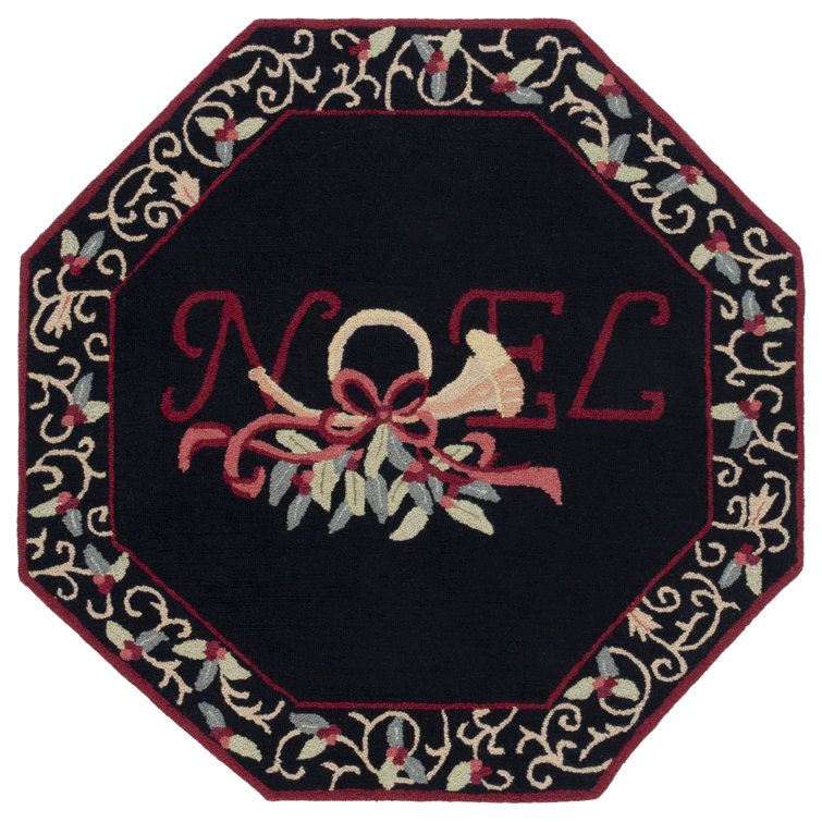 Paget Hand Hooked Wool Pile Floral Rug