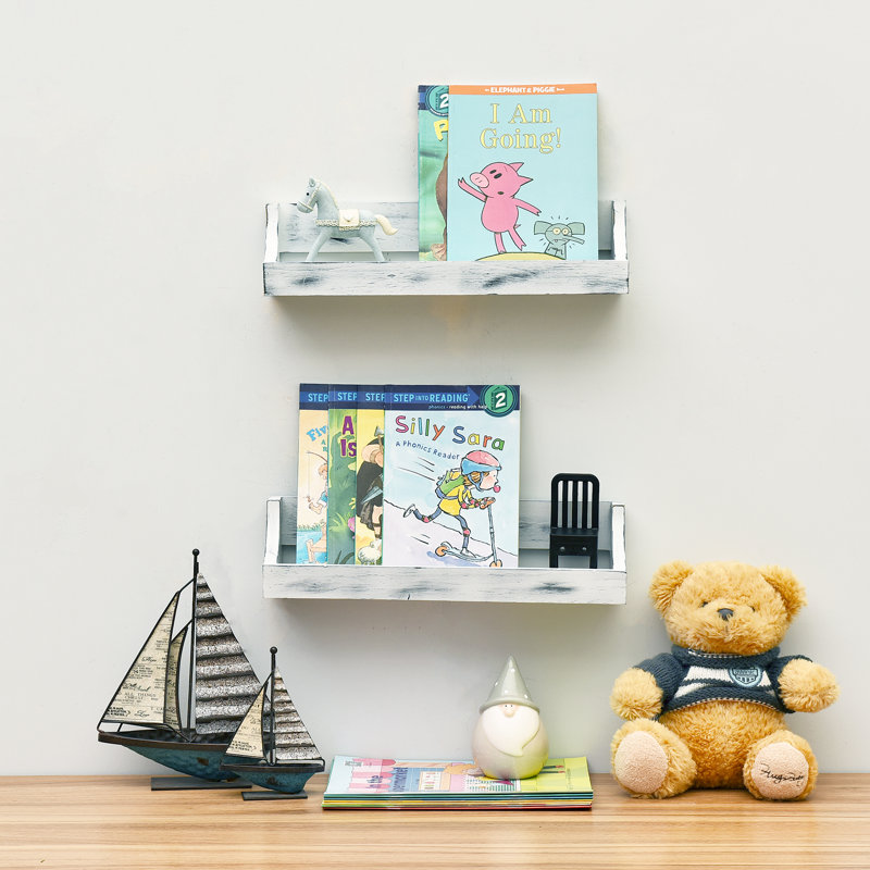 Monaghan 2 Piece Pine Floating Shelf