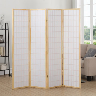 Terri-Lynn Solid Wood Folding Room Divider