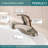 Core Centerset Bathroom Faucet with Drain Assembly, 2-handle Bathroom Sink Faucet-6650474-6650476