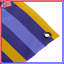 Tapisserie murale rayures bleues et orange-1434425211