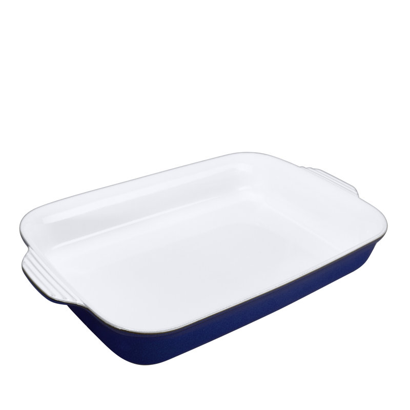 Denby Stoneware Rectangular Oven Dish, Large , Imperial Blue