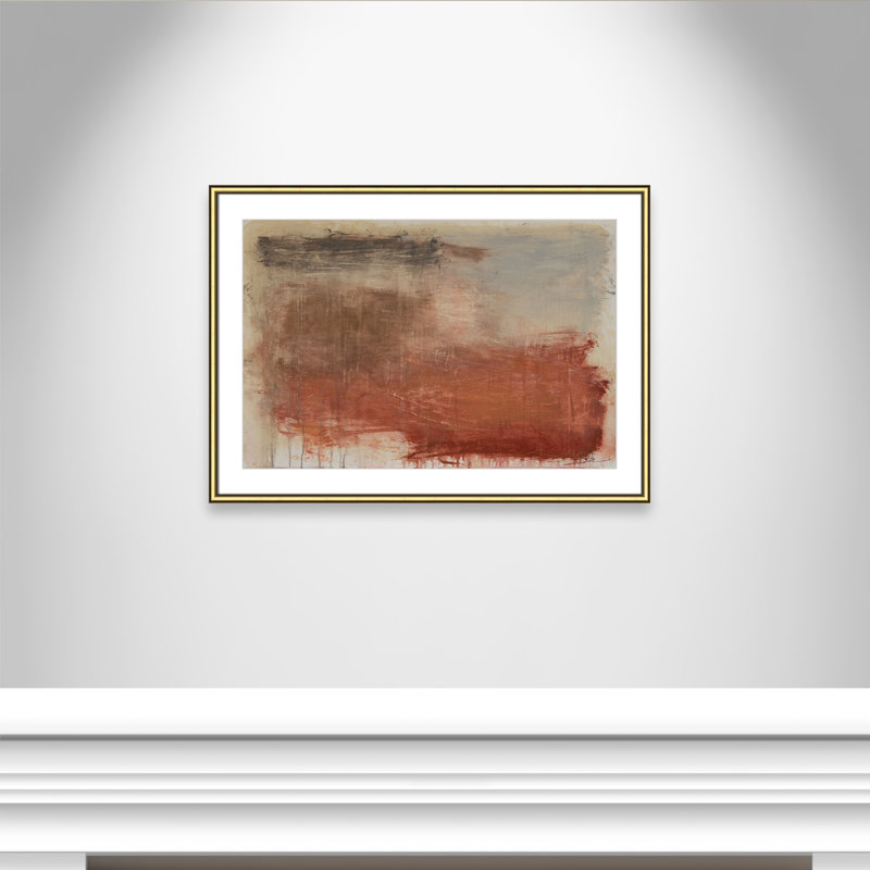 «Autumn Over The Rivera» par Casa Fine Arts, H 26,75 po x l 36,75 po x P 0,875 po, Reproduction encadrée avec passe-partout