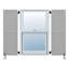 Paires de volets pour panneaux encadrés-n-lattes, panneaux et lattes classic Atlantic-37018338-37018345-37018374