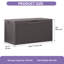 Contenant verrouillable pour terrasse 100 gallons-109100749
