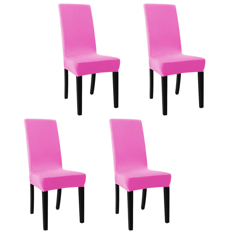Housse pour chaise de salle à manger, Rose