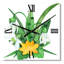Horloge murale rétro Snowdrops and Erantis-595016982