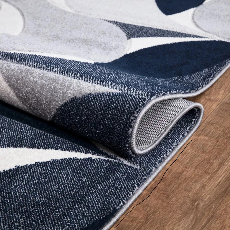 Area Rug, Navy, Rectangle 160 cm x 230 cm