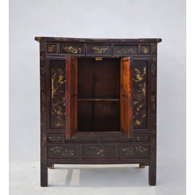 Antique Chinese Chinoiserie-Style Cabinet