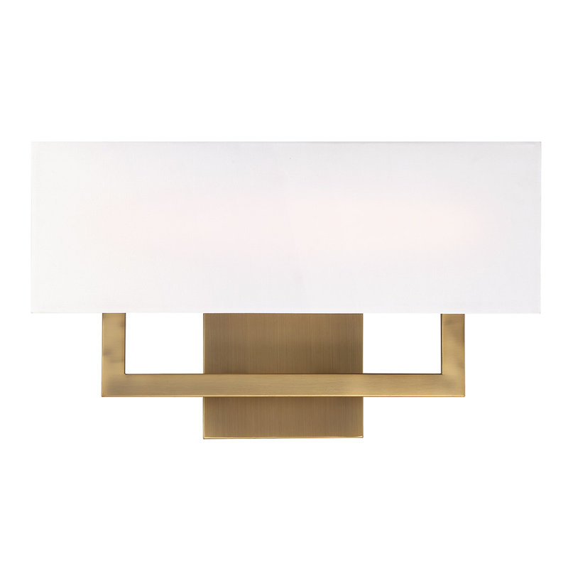 Manhattan 1 - Light Flush Mounted Sconce, 18" H x 22" W x 3" D, Black