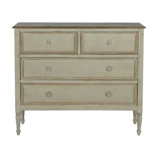 Linon Home Decor Winslett Glam White Wood 2 Drawer Night Stand