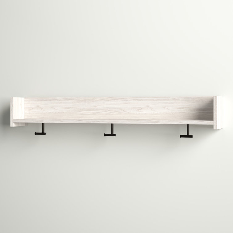 Manuel Wall Mounted Coat Rack with Shelf Sand & Stable