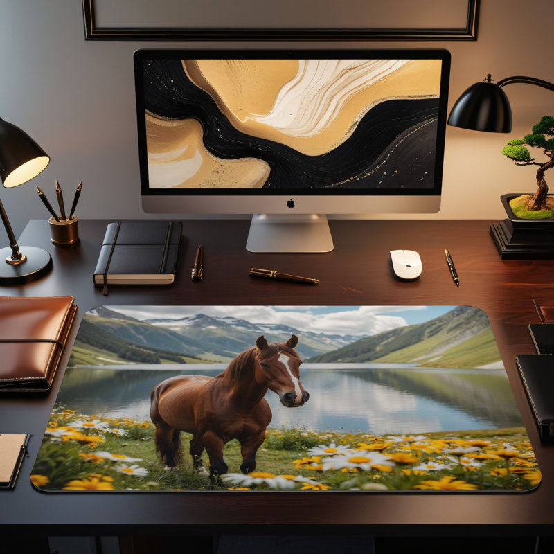 Polyester Desk Pad, 23.6x13.8