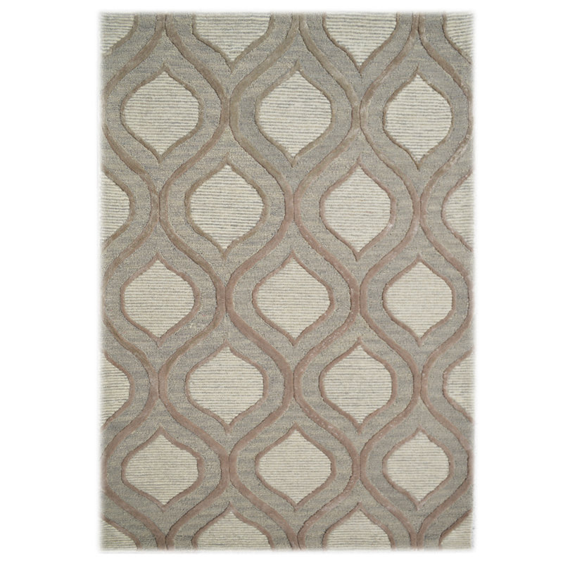 Kohinoor Geometric Wool Area Rug, Rectangle 122 x 183cm