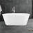59'' x 28.4'' Freestanding Soaking Acrylic Bathtub