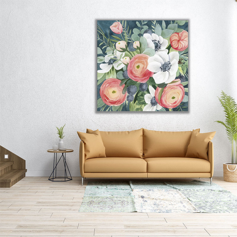 Bewitching Bouquet I - Canvas Print Wall Art, 12" H x 12" W