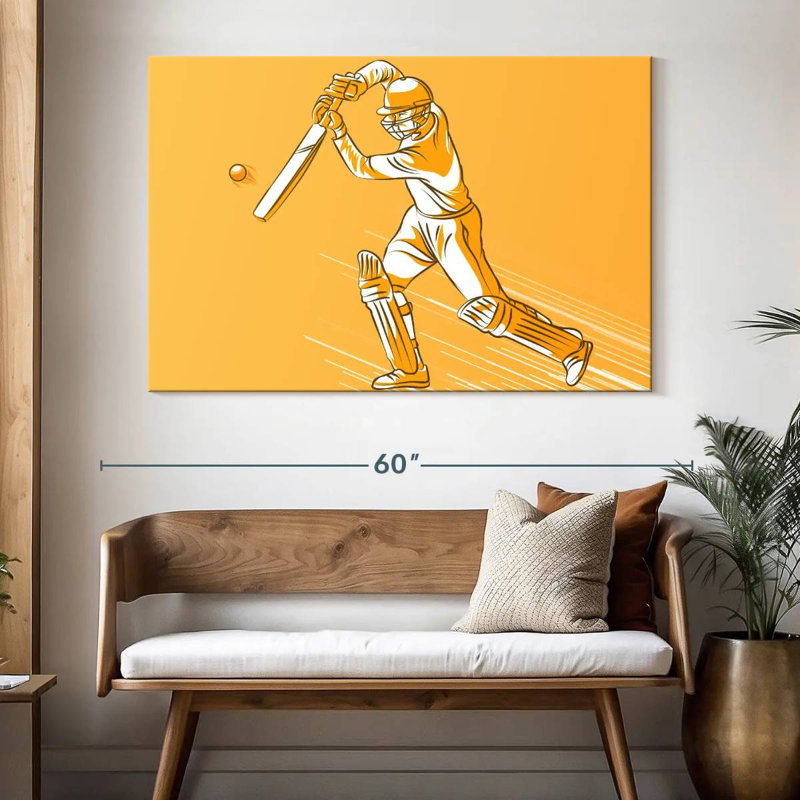 Cricket Hit, 34" H x 51" W