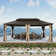 PURPLE LEAF 12' X 20' Hardtop Gazebo Canopy for Patio Deck Backyard Heavy Duty Outside Sunshade with Netting and Curtains Outdoor Permanent Metal Pavilion