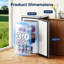 Congélateur vertical compact de 3 pieds cubes BANGson, économiseur d'énergie avec thermostat réglable-111361706