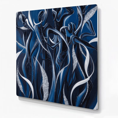 Art mural abstrait gris 44