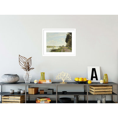 «Argenteuil» par Claude Monet, impression giclée sur cadre