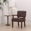 Fauteuil d'appoint rembourré 32,6 po de hauteur en cuir massif-1099700120
