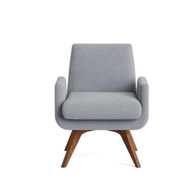 Loyd Accent Chair, Performance Weave - Zinc