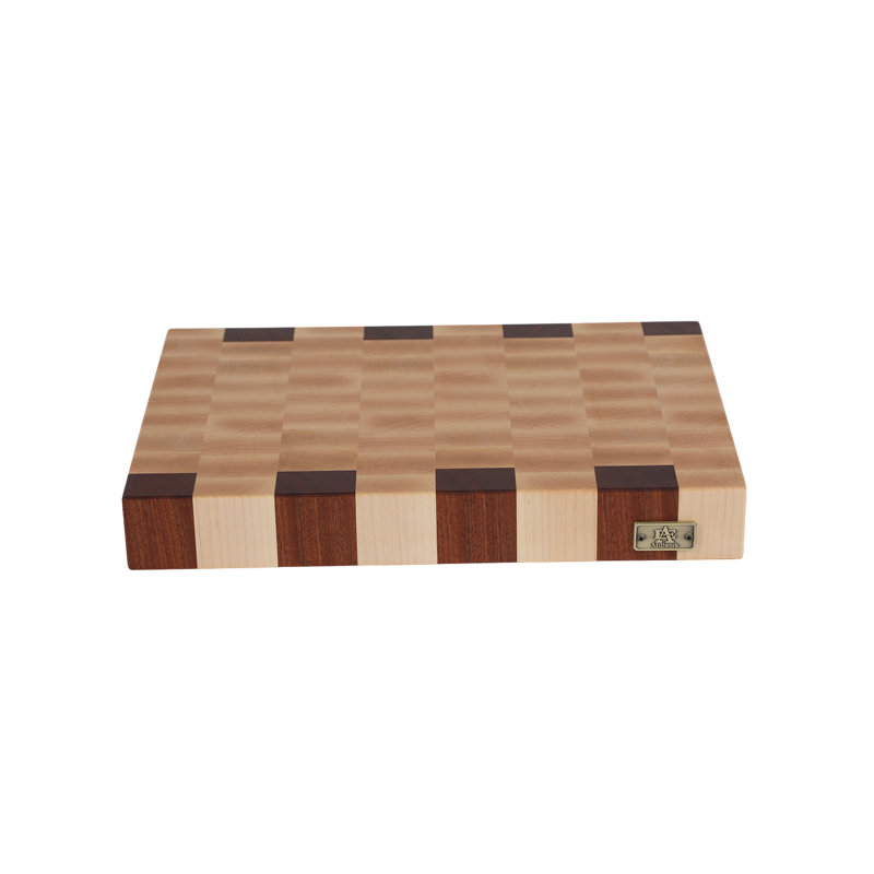 Walnut/Maple Wood Cutting Board, 14" W x 20" L