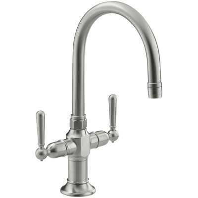 Hirise Double Handle Kitchen Faucet with Lever Handles