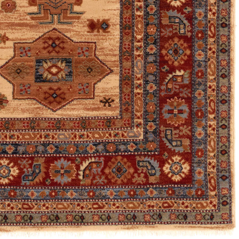 Margalit Wool Oriental Indoor Rug, Rectangle 5'3" x 7'10"