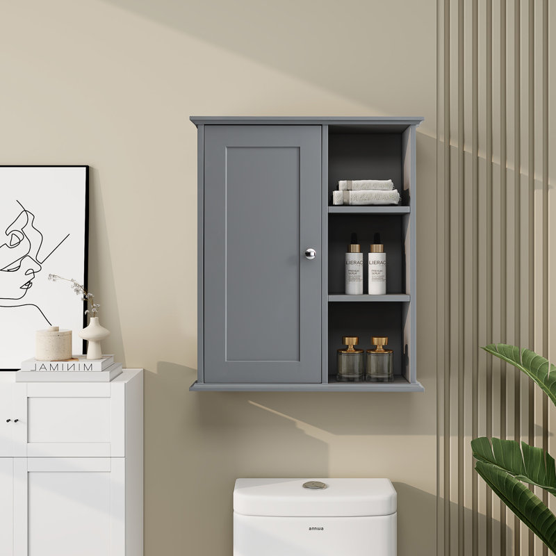Dibru Bathroom Cabinet, Gray