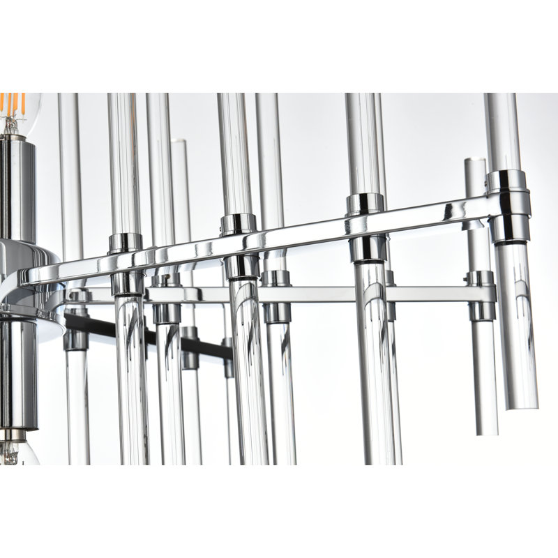 Francene 8 - Light Unique/Statement Pendant, Chrome