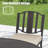 Patio Aluminum Round Dining Set With Sunbrella® Cushions And Umbrella Hole For 6 Person