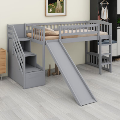 Space-Saving Stairway Loft Bed