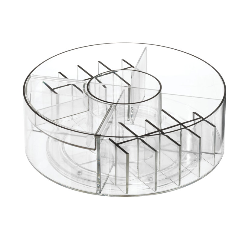 Carrousel de maquillage de la collection Onyx d'iDesign, transparent