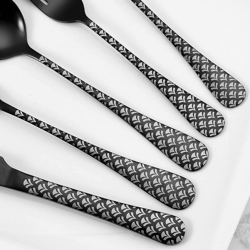 Red Barrel Studio® Linzy Stainless Steel Flatware Set - Service for 4